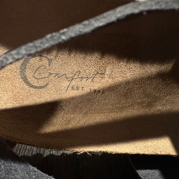 C Comfort Black Platform Sandals Sz 9, GUC - Picture 3 of 6